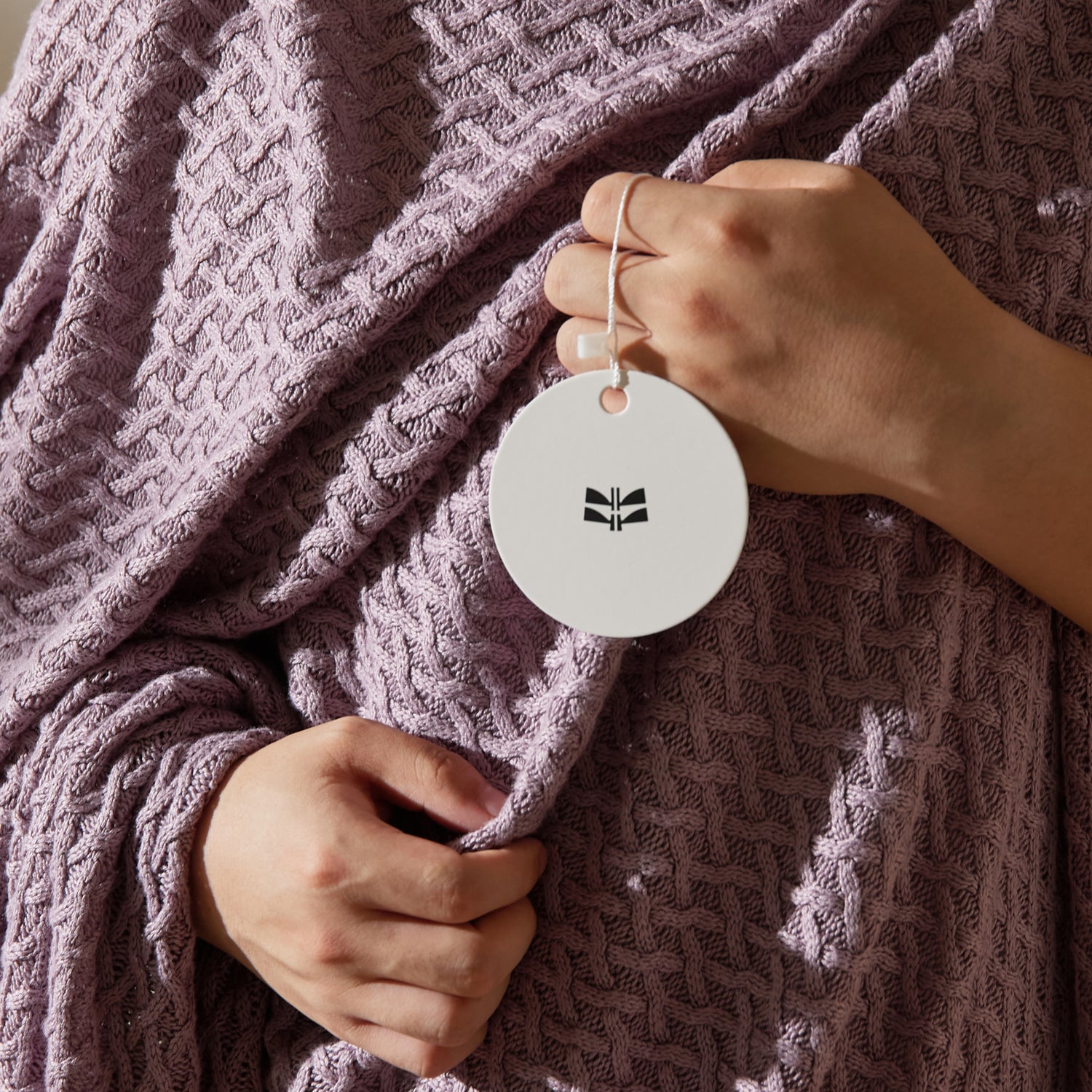 Bamboo Knitted Throw Blanket Alma Home 