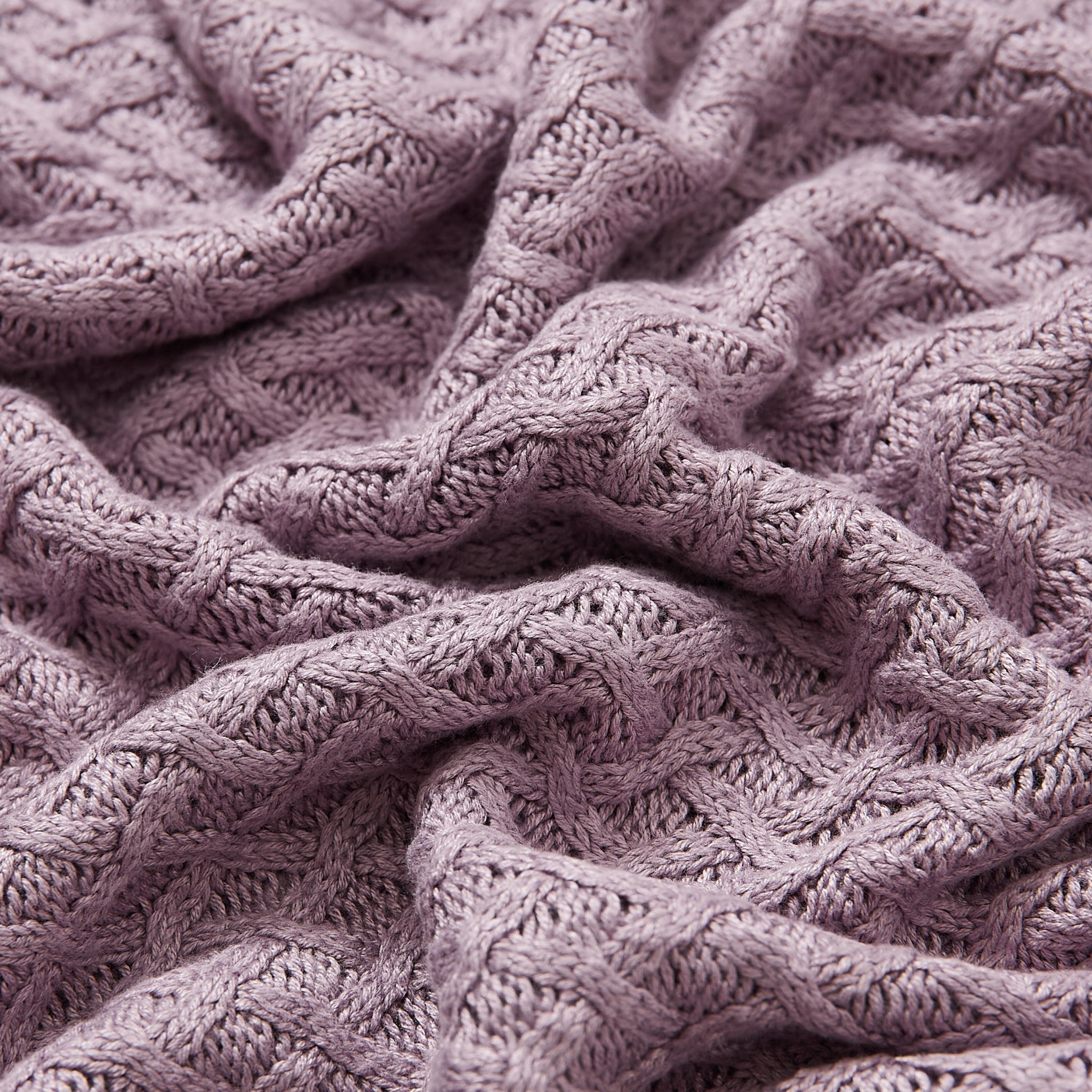 Bamboo Knitted Throw Blanket Alma Home 